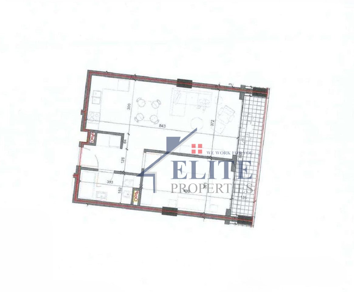 Forest Residence Shkozë, appartamento con una camera da letto in vendita