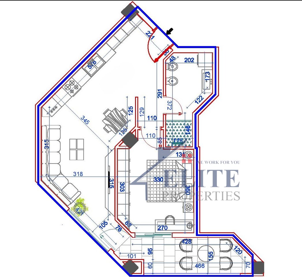Vlorë, apartament 1+1 në shitje