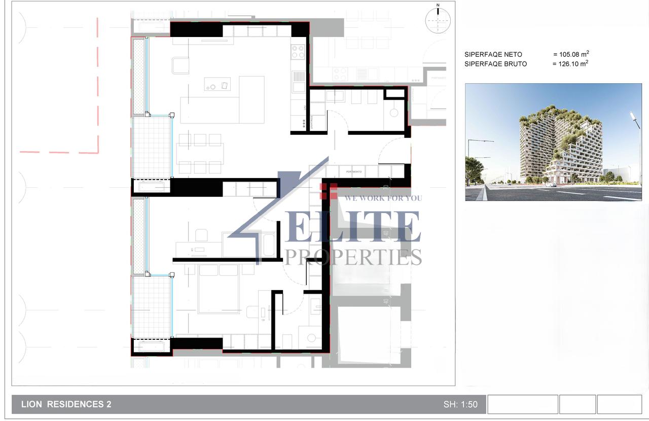 Lion Park 2, appartamento 2+1 in vendita