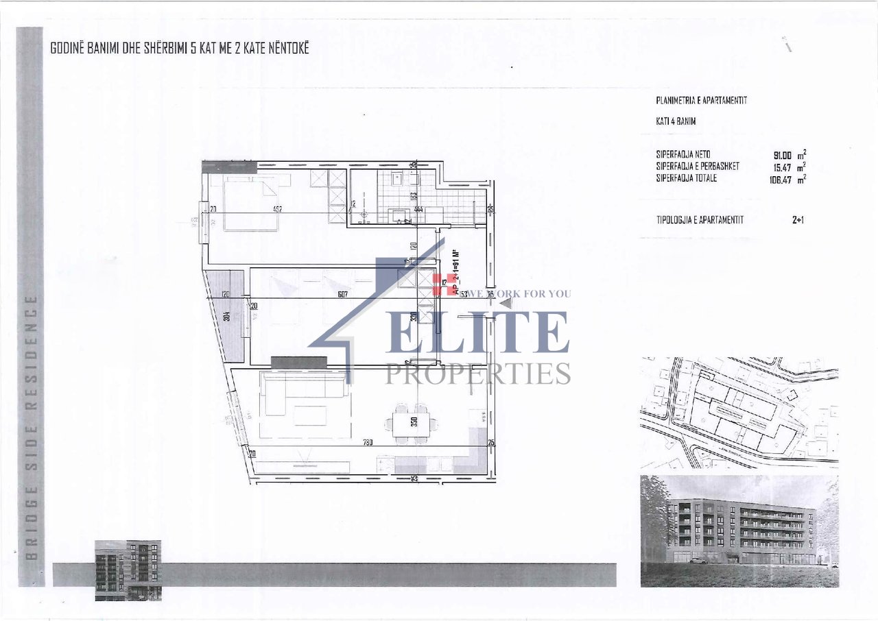 Bridge Side Residence, Babrru, apartment 2+1 for sale