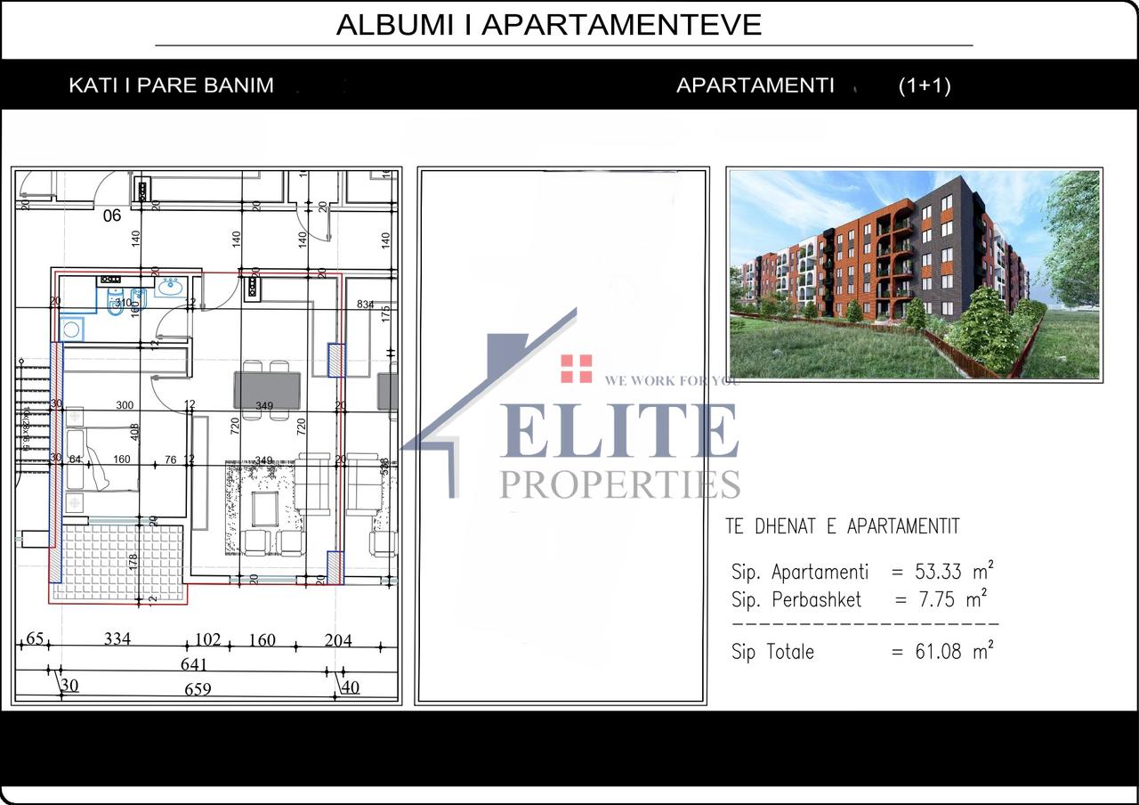 LakeSide Paskuqan, one bedroom apartment for sale