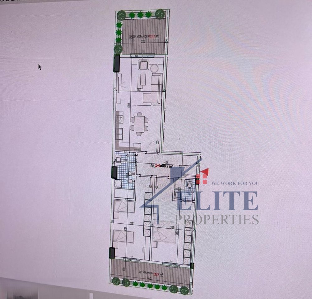 Pakuqan, apartament 2+1 për shitje