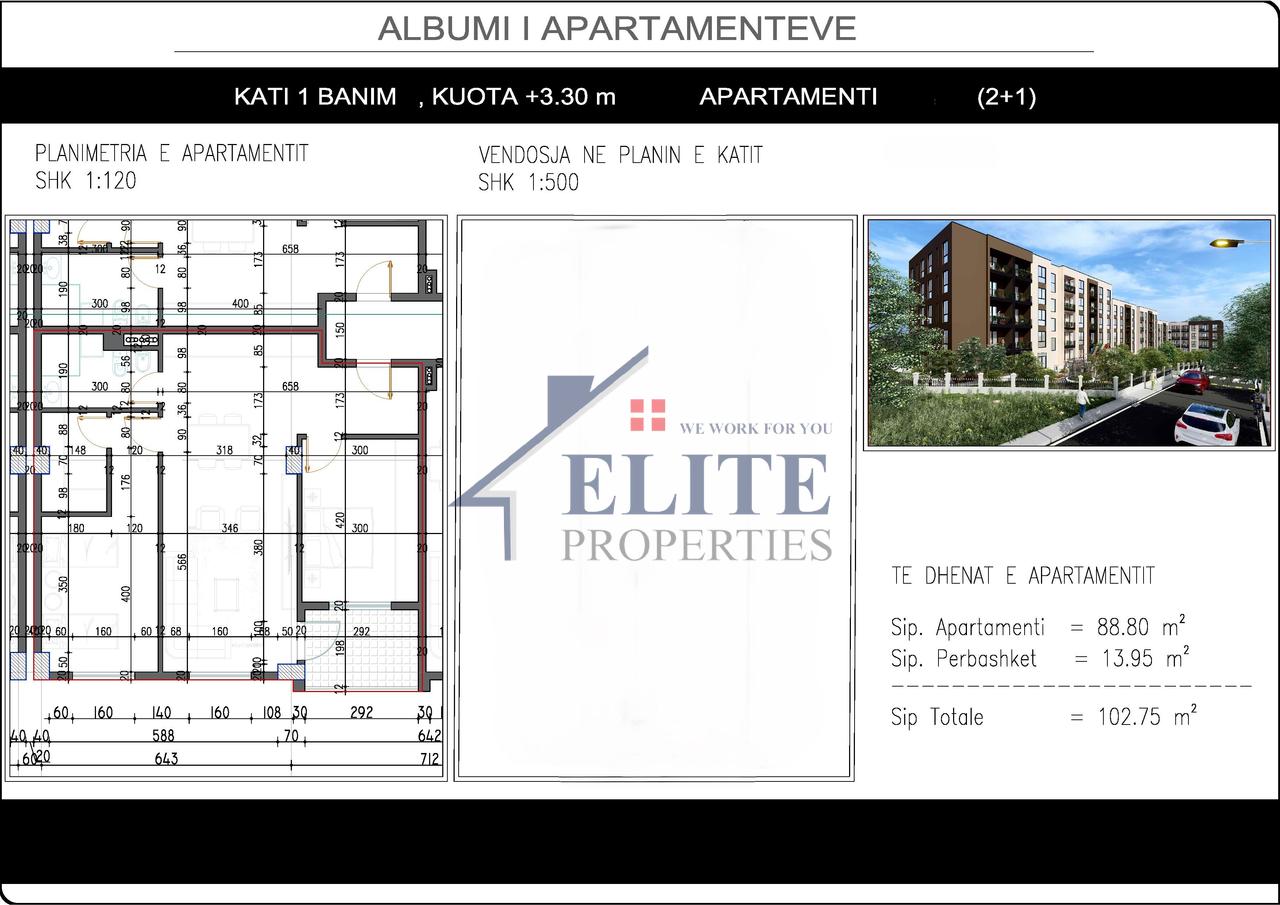 Family Residence Paskuqan, apartment 2+1 for sale