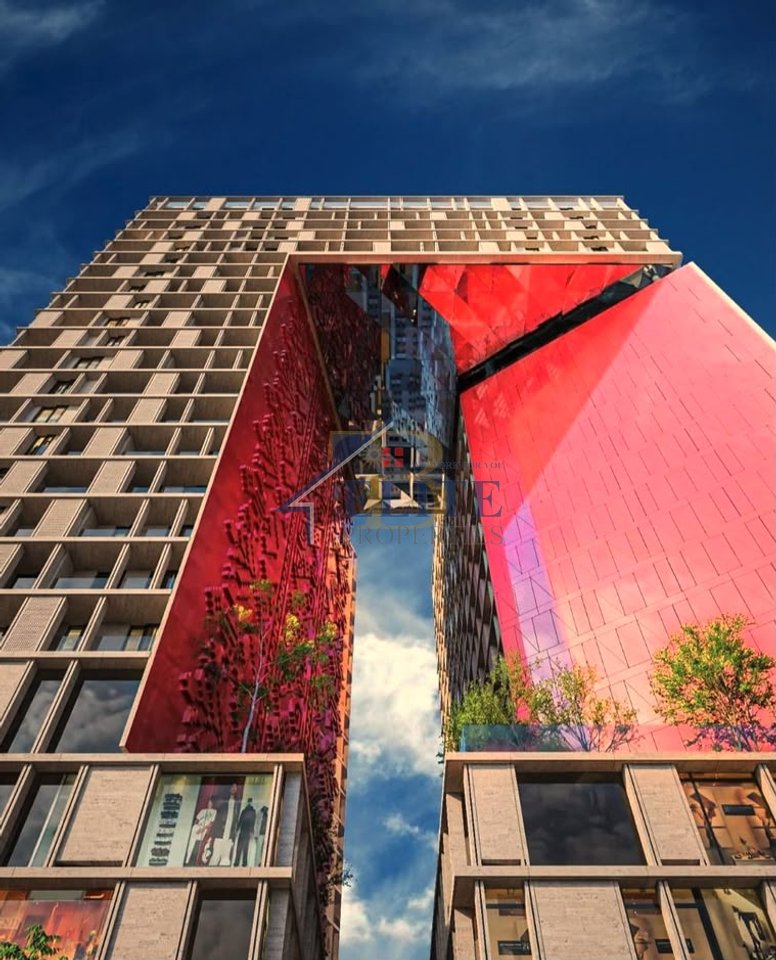 United Towers di Tirana, vicino al Parco Olimpico, appartamento 1+1 in vendita