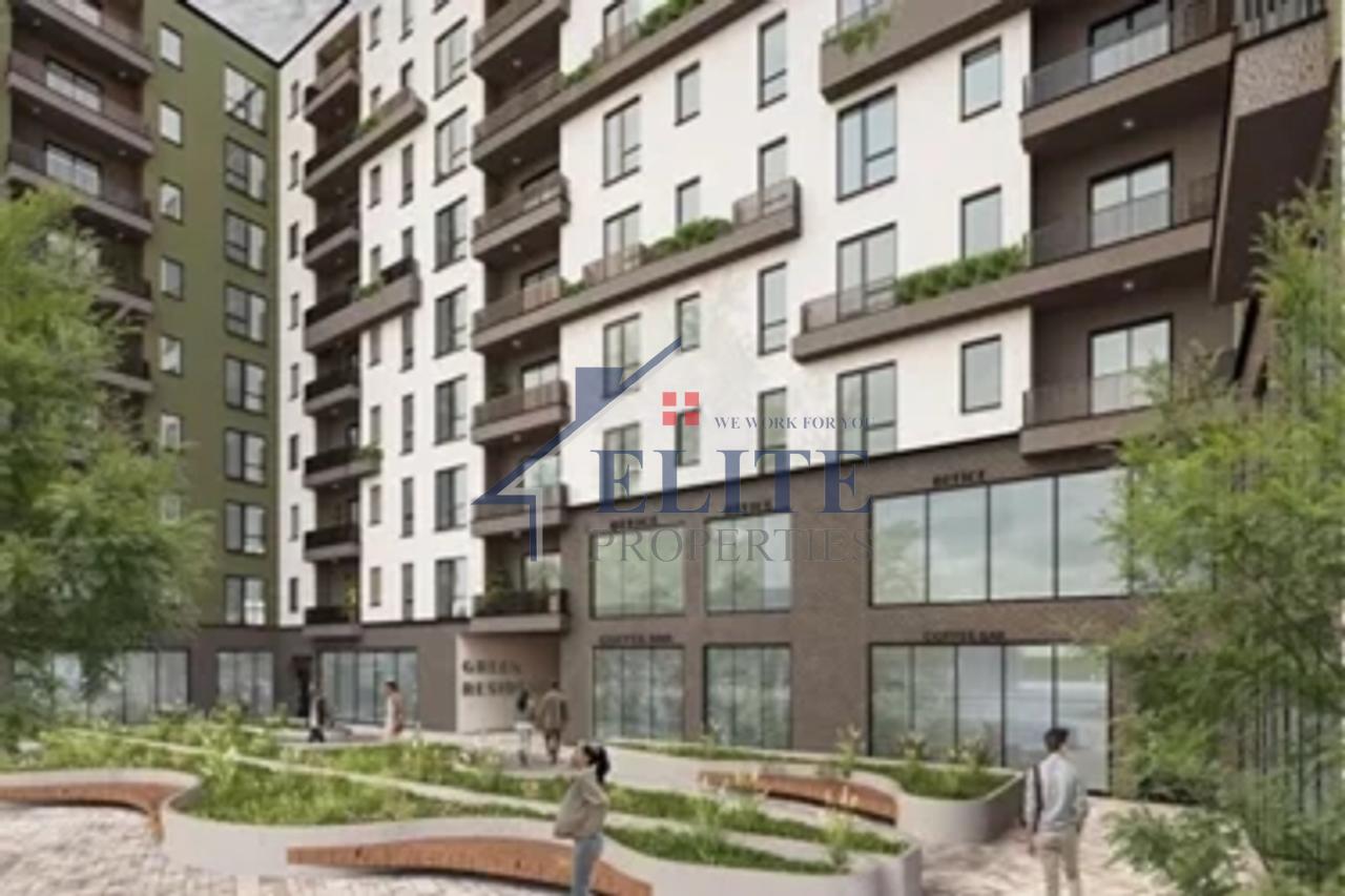 Green Residence, apartament 2+1+ verandë në shitje– Kamëz