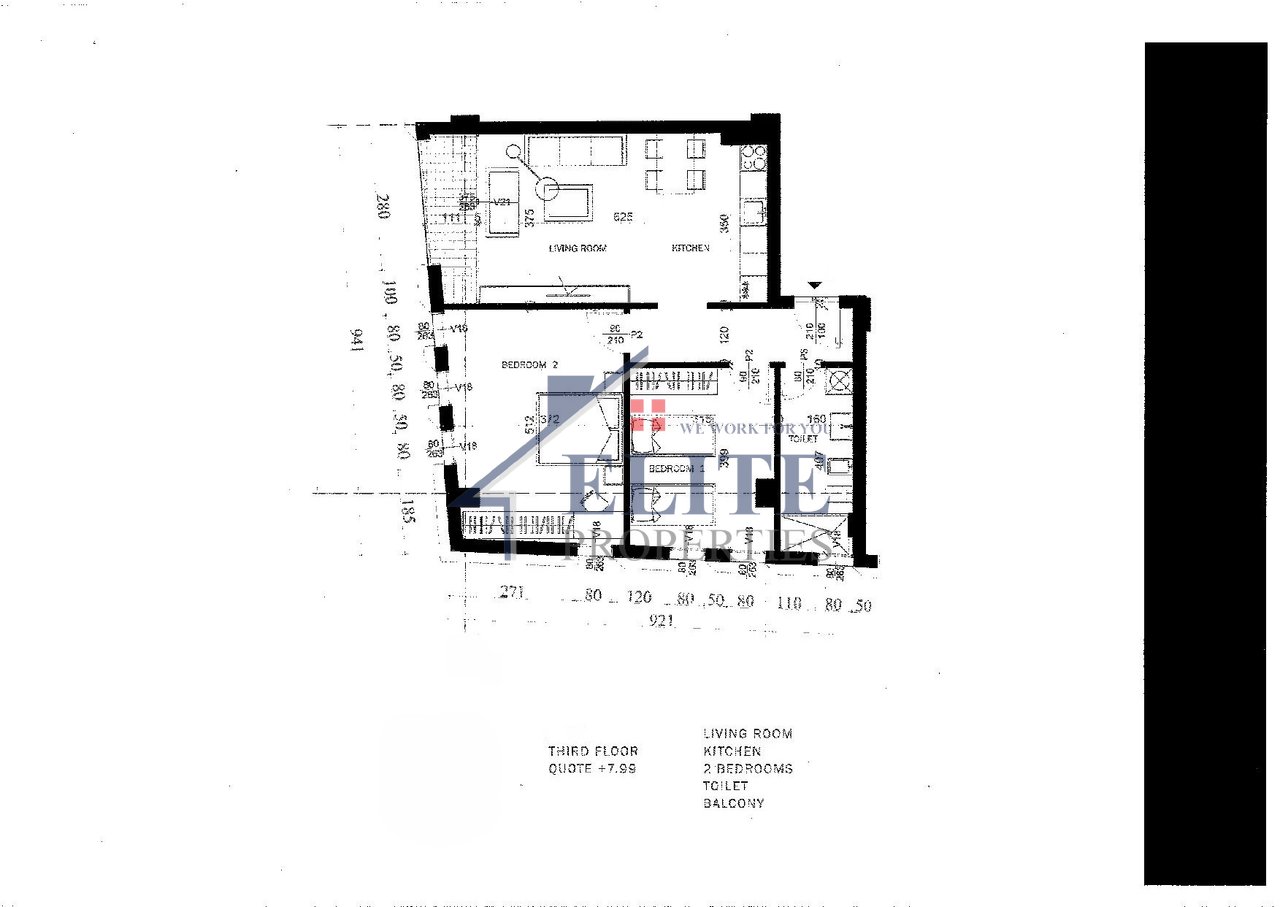 Grow Green Residence, two bedroom apartment for sale