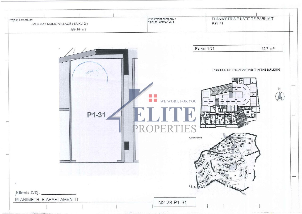 Folie Village, Jalë – appartamento 1+1 in vendita