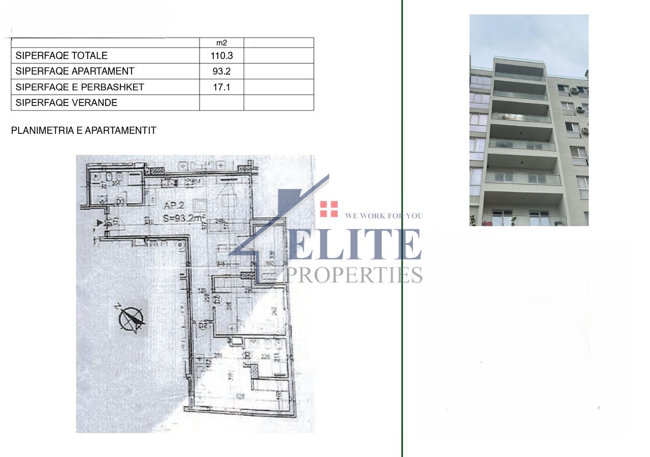 Qerret – appartamento 2+1 in vendita, a soli 150 m dal mare