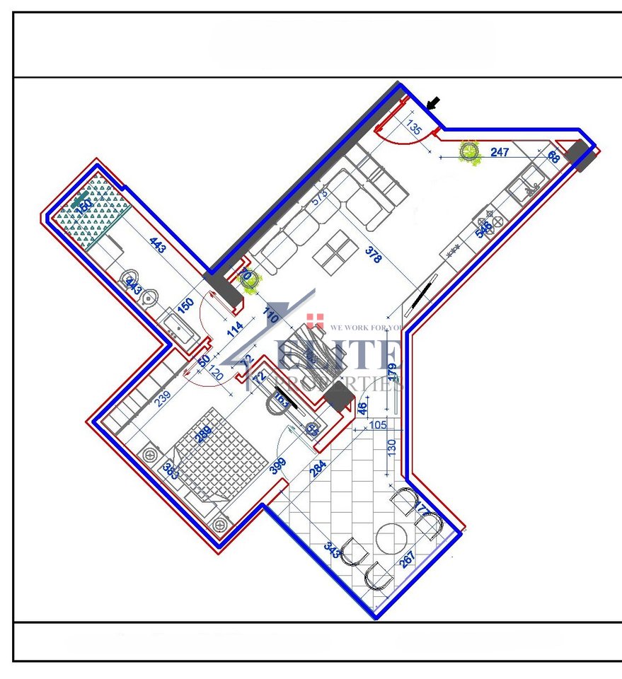 Vlorë, apartament 1+1 në shitje