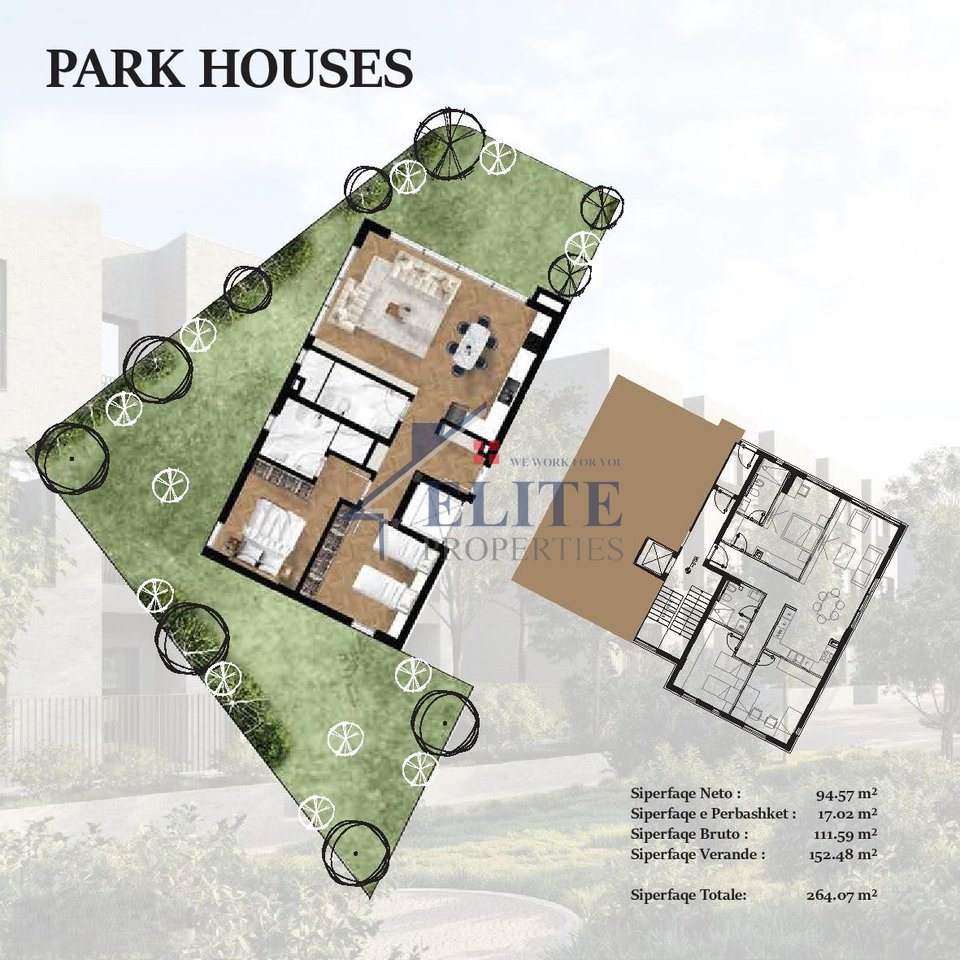 Park House Residence, apartment 2+1+ veranda for sale