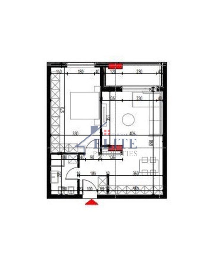 Platinum 2 Residence Paskuqan, appartamento con una camera da letto in vendita