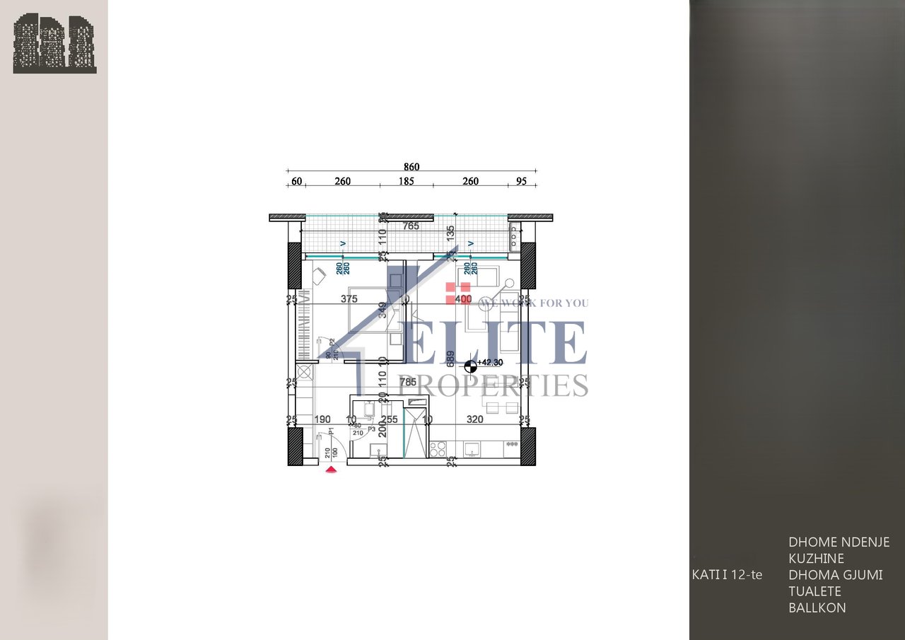 Eagle Square Building – apartment 1+1 for sale