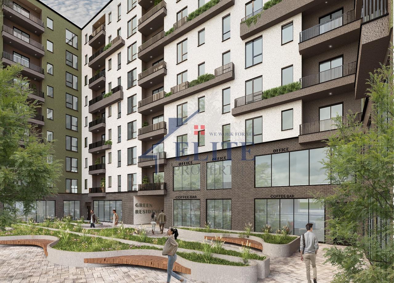 Green Residence, apartament 2+1 në shitje– Kamëz