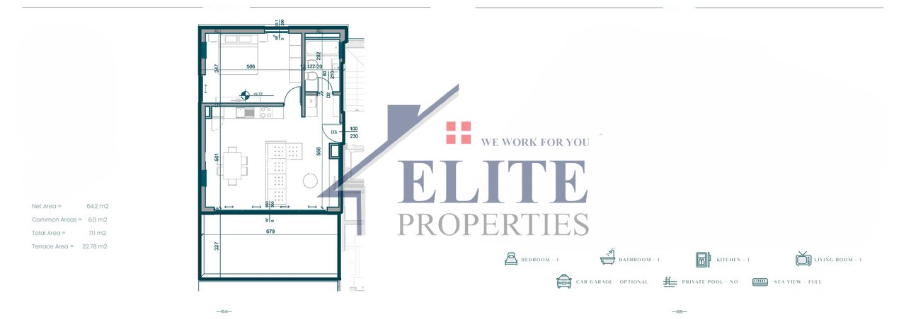 Ion Breeze, apartament 1+1 me pamje nga deti – Dhërmi