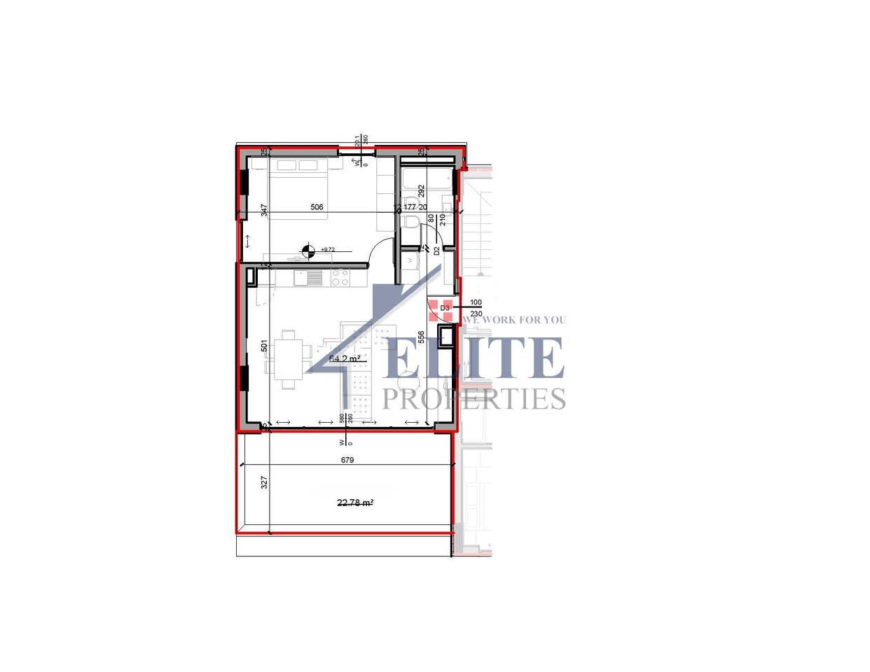 Ion Breeze, apartament 1+1 me pamje nga deti – Dhërmi