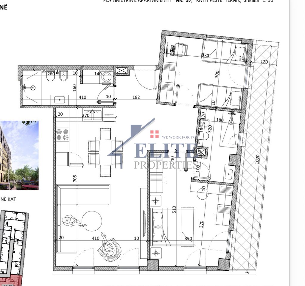 Kamëz, apartament 2+1 në shitje – Pajtoni