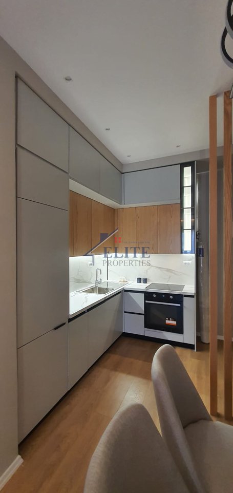 Tirana Garden Building, apartament 1+1 me qira