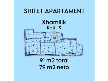 AT RESIDENCE ESHLI IN XHAMMLIK APARTMENT 2+1 FOR SALE!