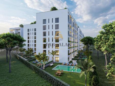 AT LIBURNA RESIDENCE IN GOLEM, 2+1+2 APARTMENT FOR SALE WITH SEA VIEW!