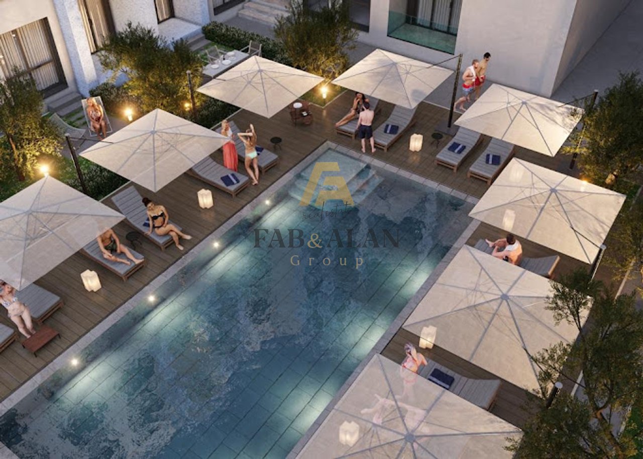 AT ADRIATIC GARDEN RESIDENCES IN GOLEM 1+1 APARTMENT FOR SALE!