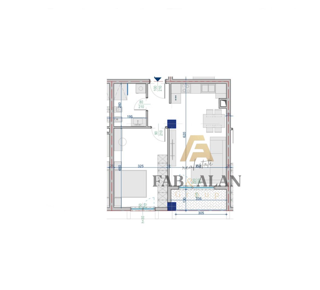 IN PASKUKAN, 1+1 APARTMENT FOR SALE!