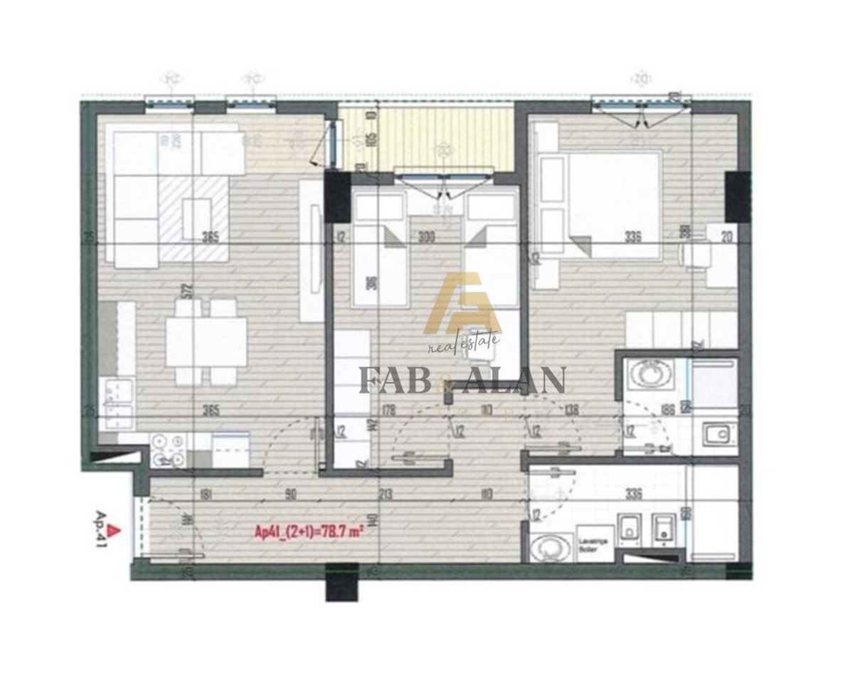 OFFER AT UNIVERS CITY! 2+1+2 APARTMENT FOR SALE!