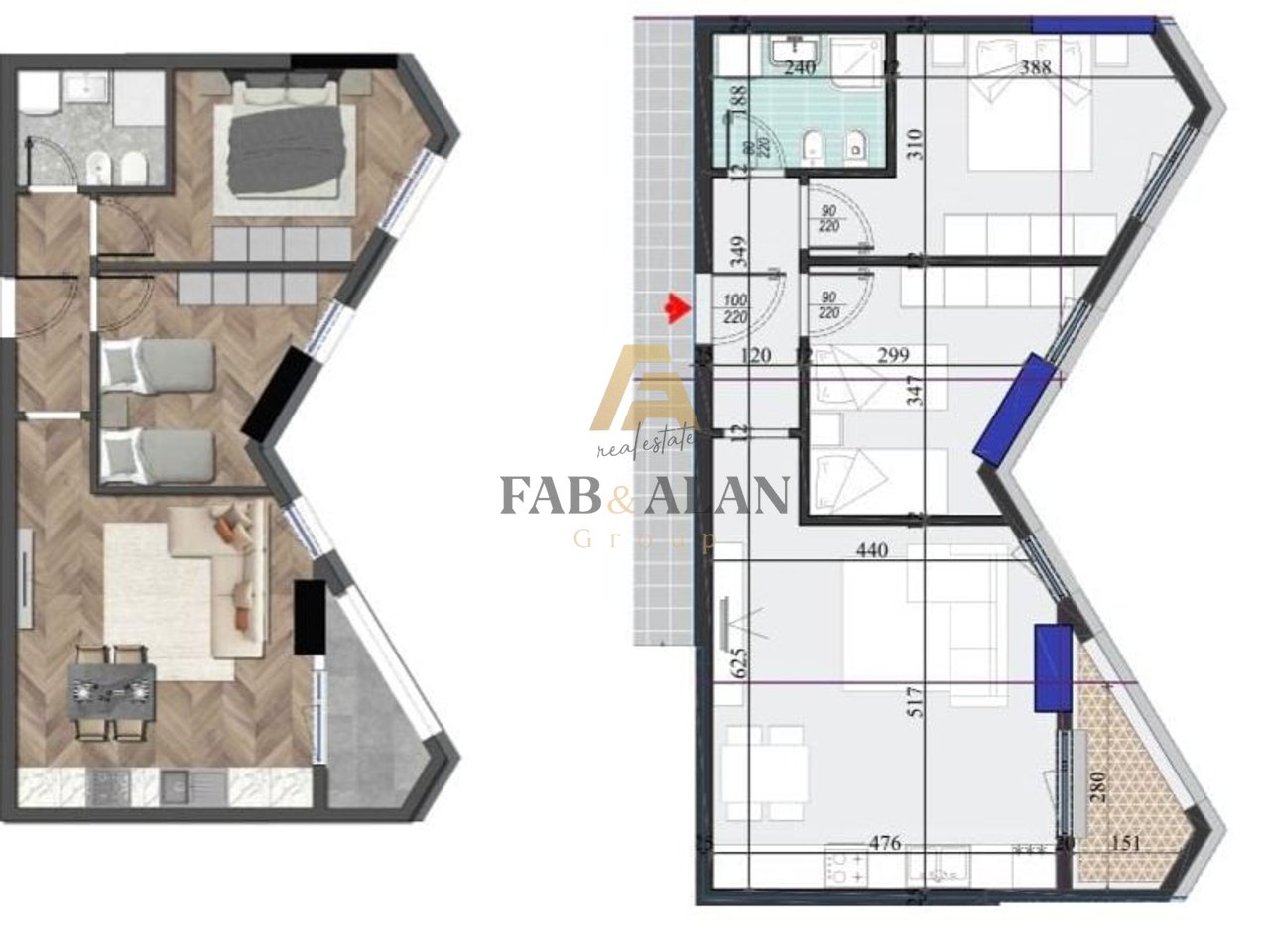 TEK COLONADO APARTAMENT 2+1 PER SHITJE!