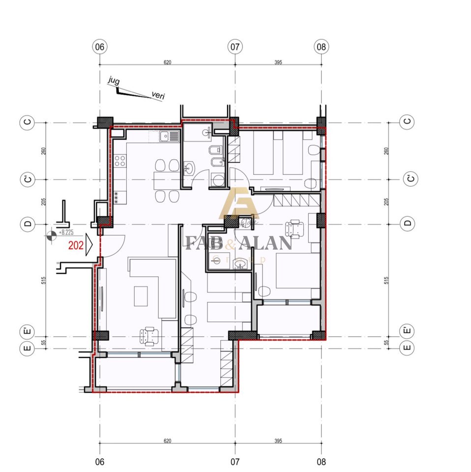 NEW APARTMENT FOR SALE 3+1+2!