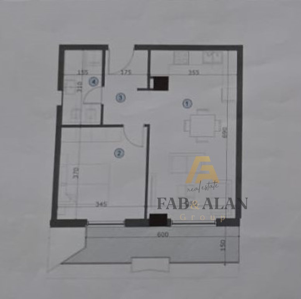 OPPORTUNITY! AXA RESIDENCE NEW BOULEVARD, APARTMENT 1+1 FOR SALE!