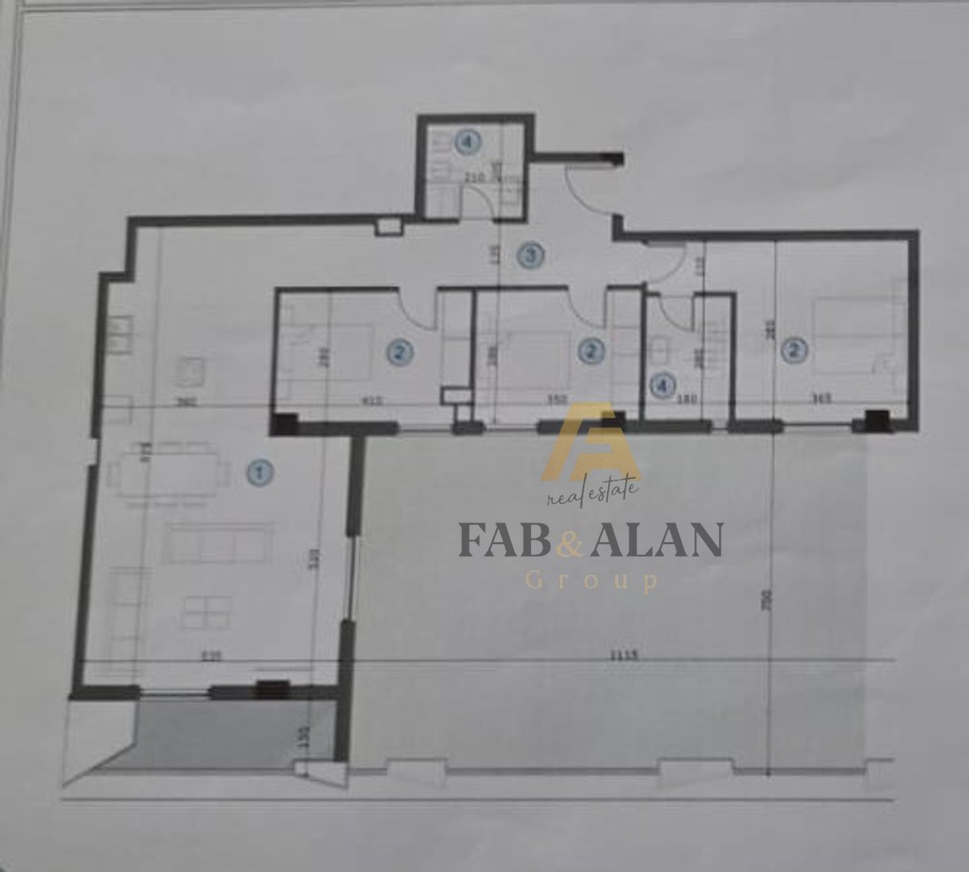 OFFERTA! AXA RESIDENCE NEW BOULEVARD, APPARTAMENTO 3+1+2 IN VENDITA!