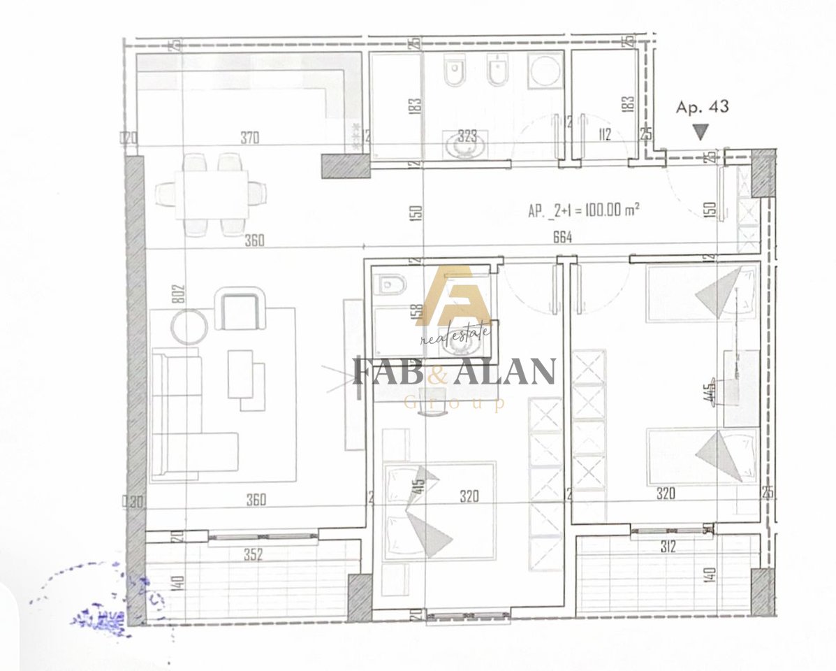 NEW APOLLO RESIDENCE 2+1+2 FOR SALE