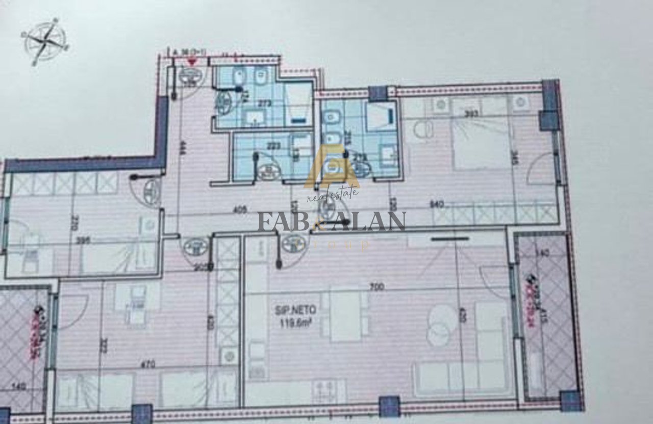 TEK GENER 2 NUOVO BOULEVARD, APPARTAMENTO 3+1+2+POSTO AUTO IN VENDITA!