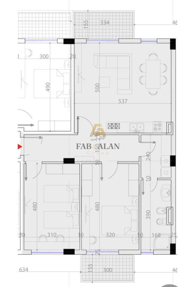 APPARTAMENTO TEK "TIRANA CIELO RESIDENCE" 2+1+POSTO AUTO IN VENDITA!