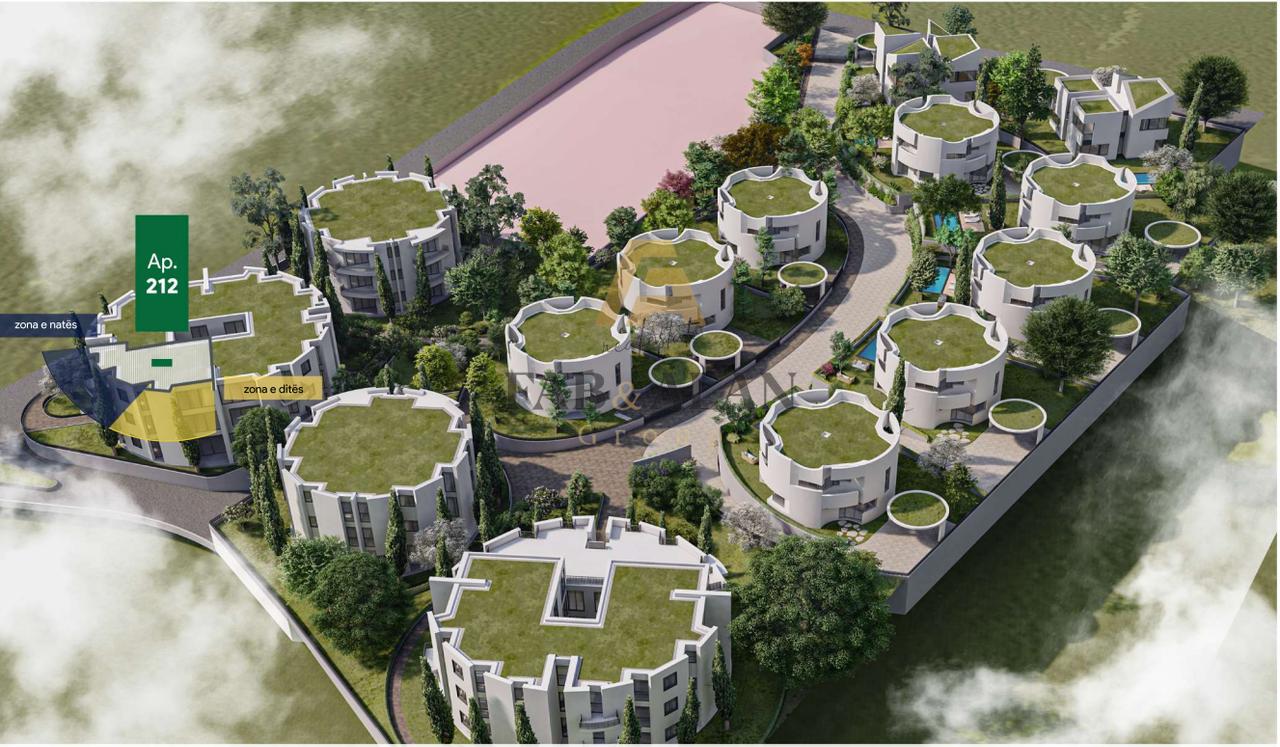 Apartament Modern 2+1 me Ballkon – Rezidenca Green Valley, Liqeni Artificial Çmimi 378,000€
