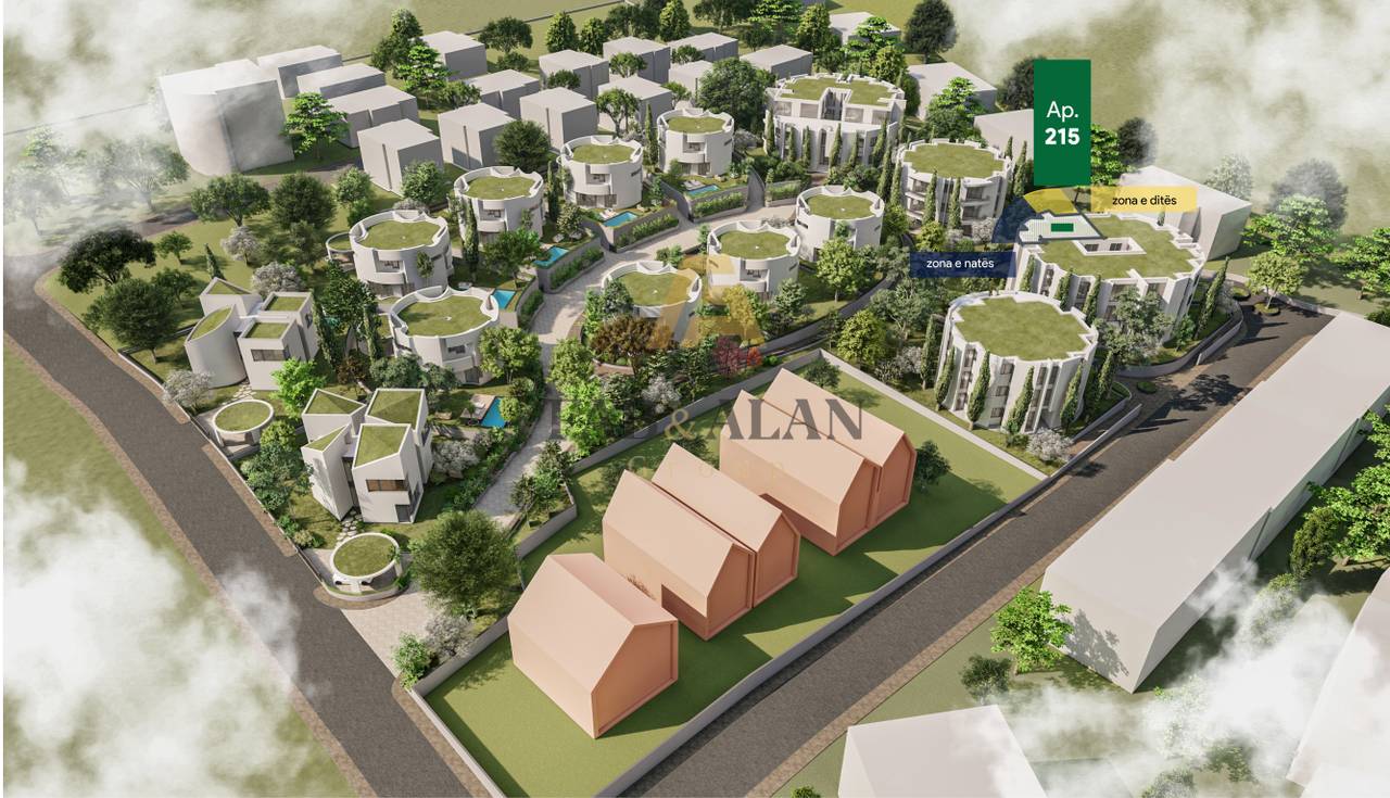 Apartment 2+1 for Sale in Green Valley Residence, Dry Lake 💰 Price: 383,000 € / 36,500,000 Lek