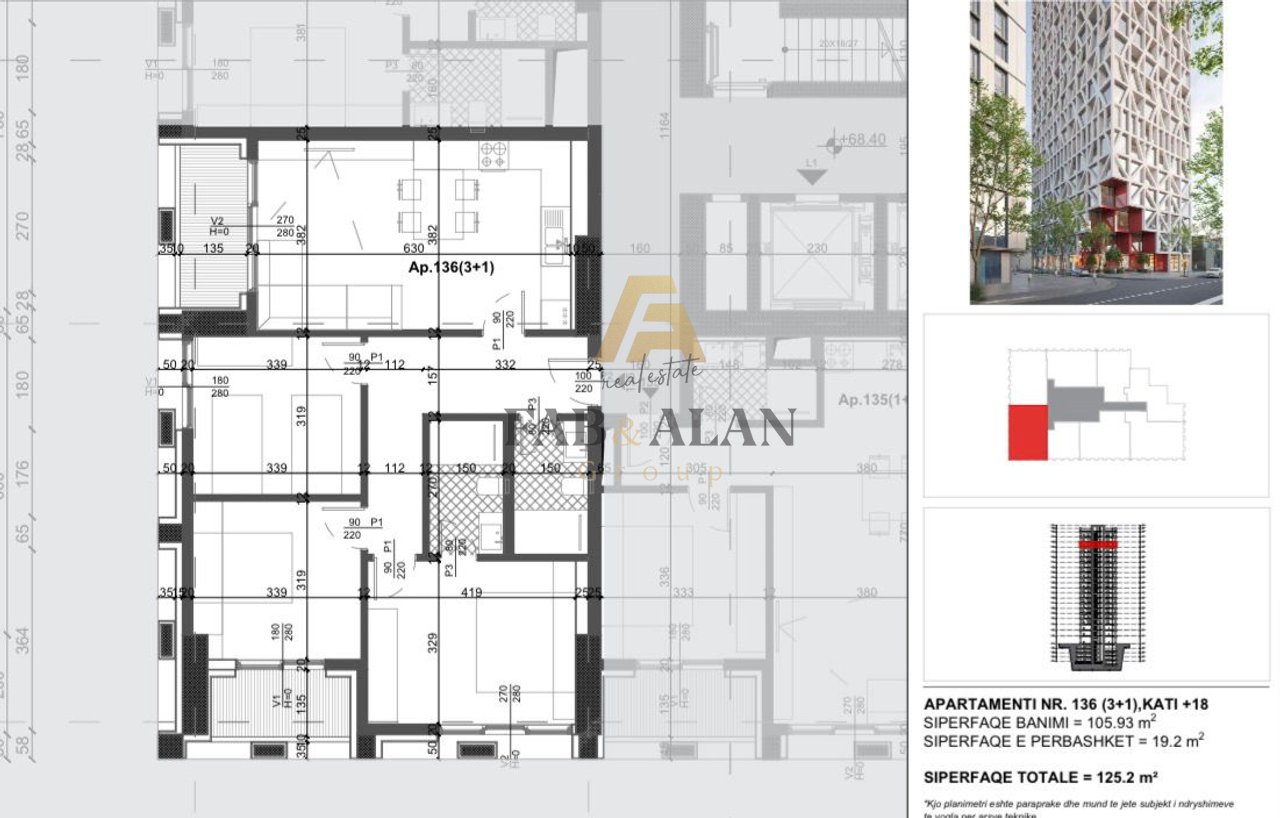 apartments for rent in the newest residence being built in Xhamllik, Filigree Tower residence