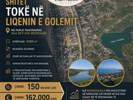 Tokë për Shitje në Golem Kavajë - 162,000€ | 3300 m²