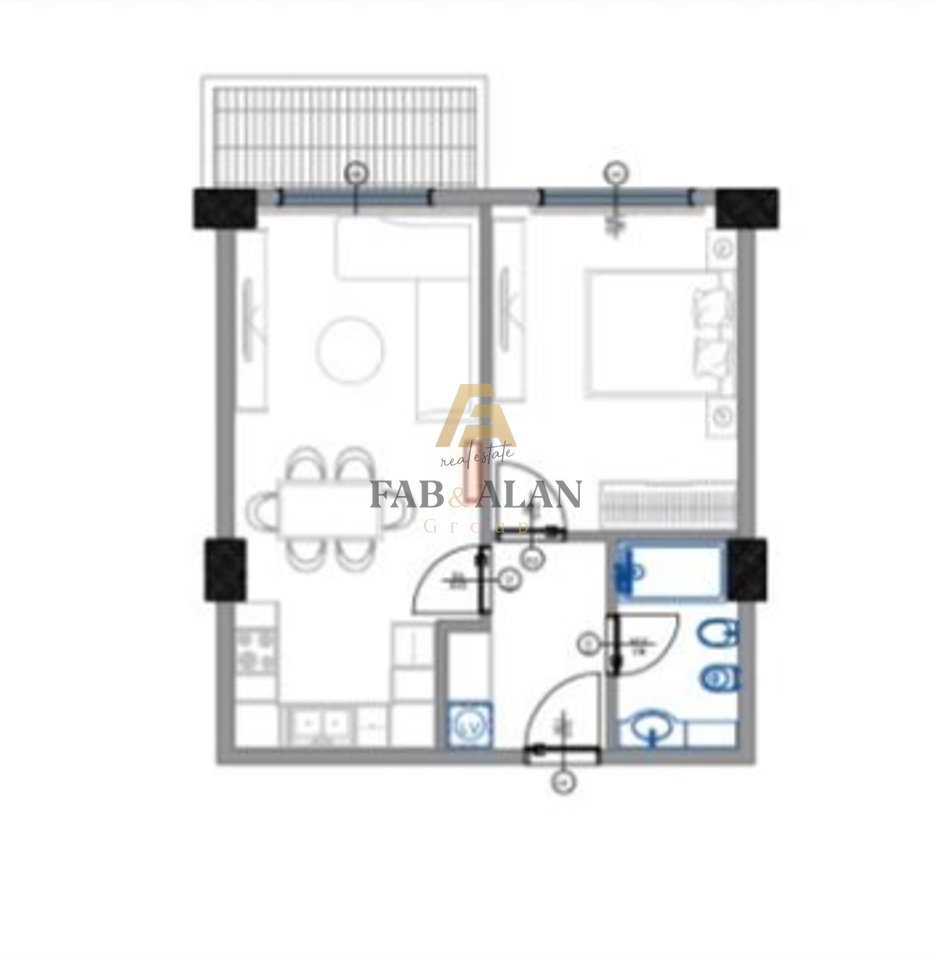 Apartament 1+1 Për Shitje në Qerret, Kavajë - 109,440€ | 68 m²