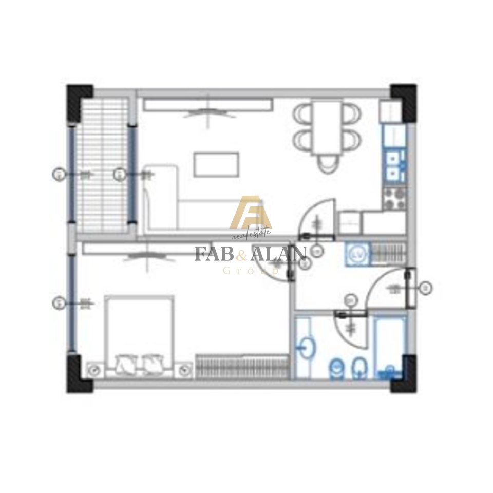 Apartament 1+1 Për Shitje në Qerret, Kavajë - 99,680€ | 71 m²