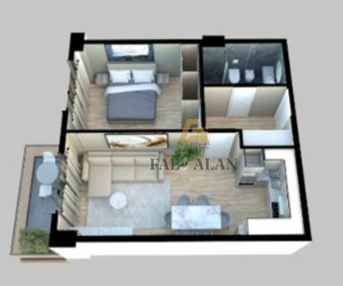 Apartament 1+1 Për Shitje në Qerret, Kavajë - 89,570€ | 69 m²