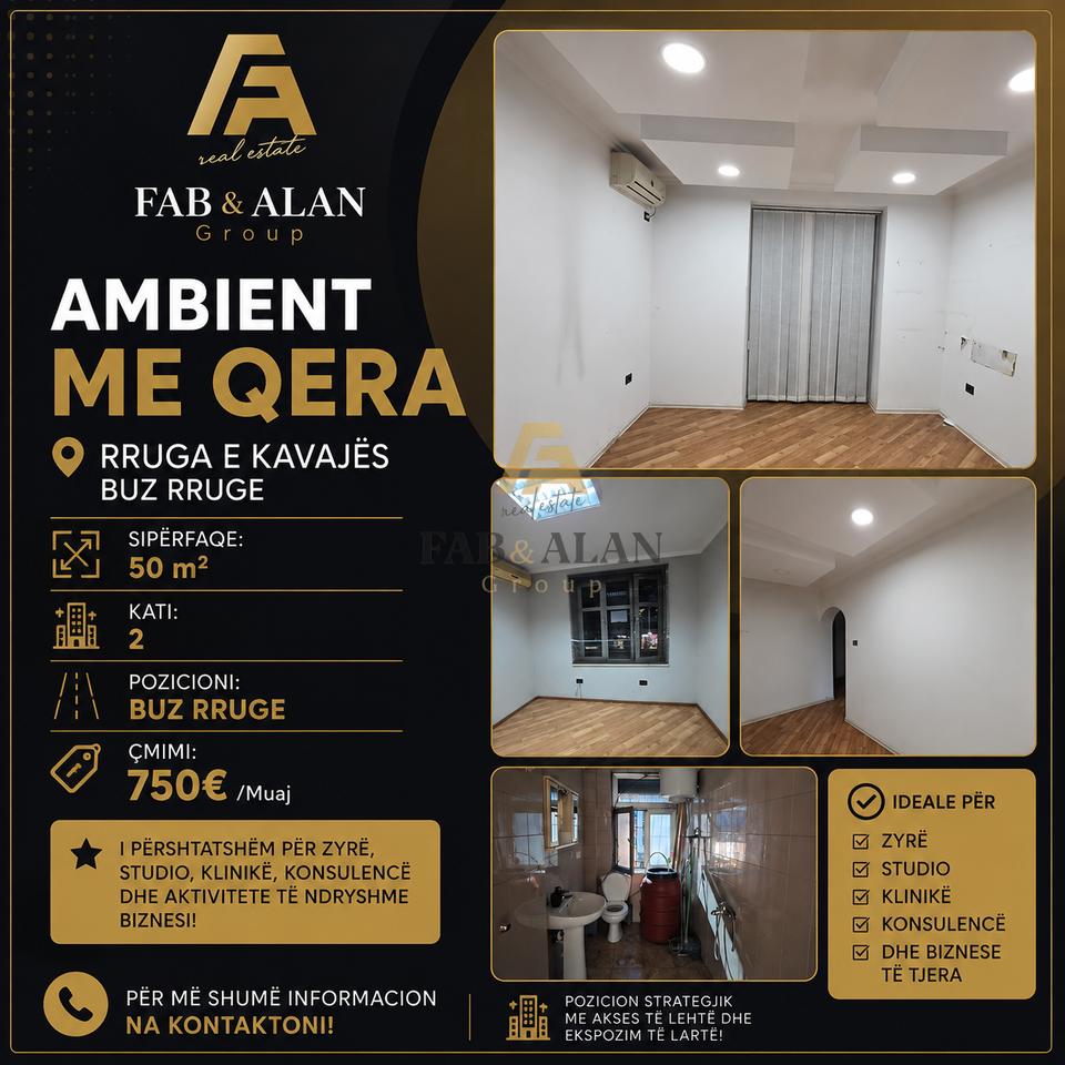 Ambient Biznesi me Qira në Rrugën e Kavajës