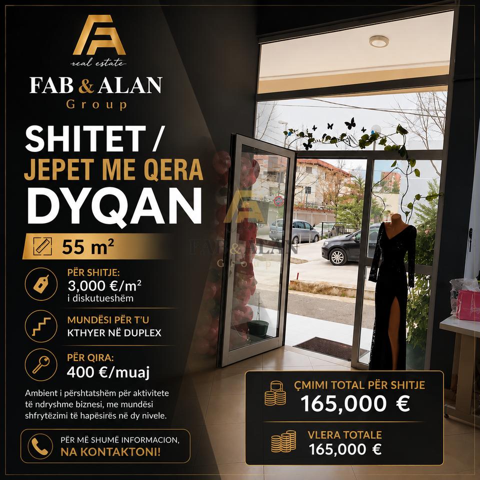 🏪 FOR SALE / FOR RENT – SHOP 55 m²