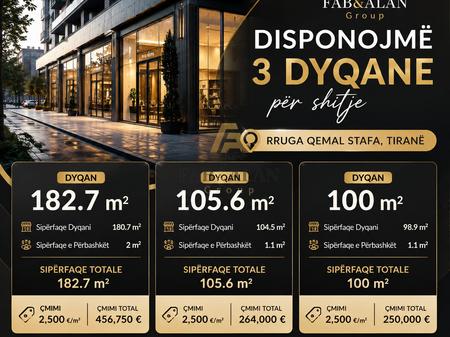 SHOP 100 M² — QEMAL STAFA, TIRANA