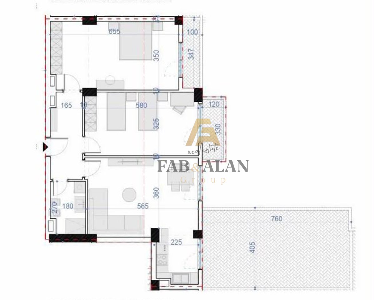 Vendesi in vendita Occasione Appartamento 2+1 con Veranda – Kupa New, Paskuqan