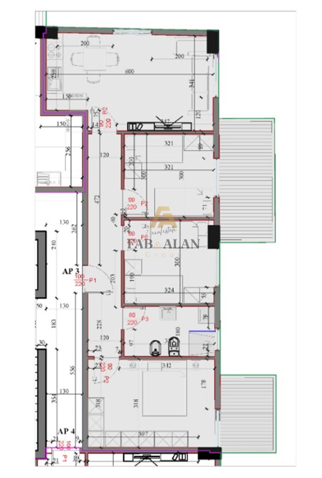 SHITET APARTAMENT 3+1 – RESIDENCA PROSPERA, PASKUQAN - 119,229 €