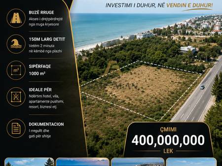 TOKË PËR SHITJE – QERRET - 400,000,000 Lek