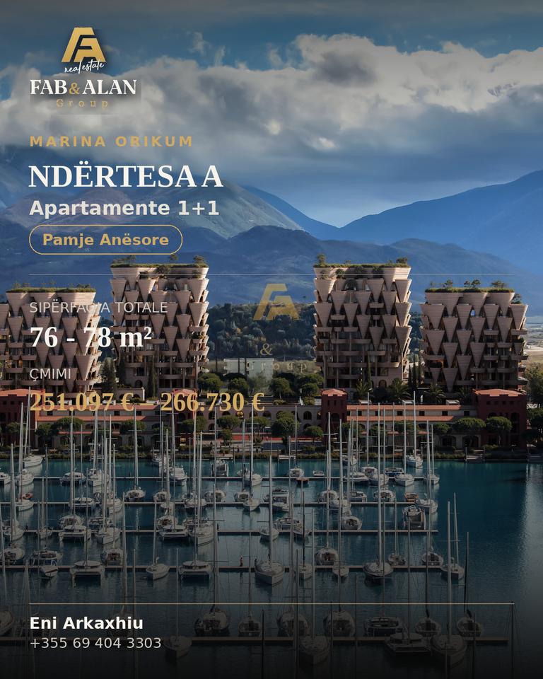 Appartamenti 1+1 In Vendita a Orikum, Vlora - Prezzo su richiesta | 76-78 m²