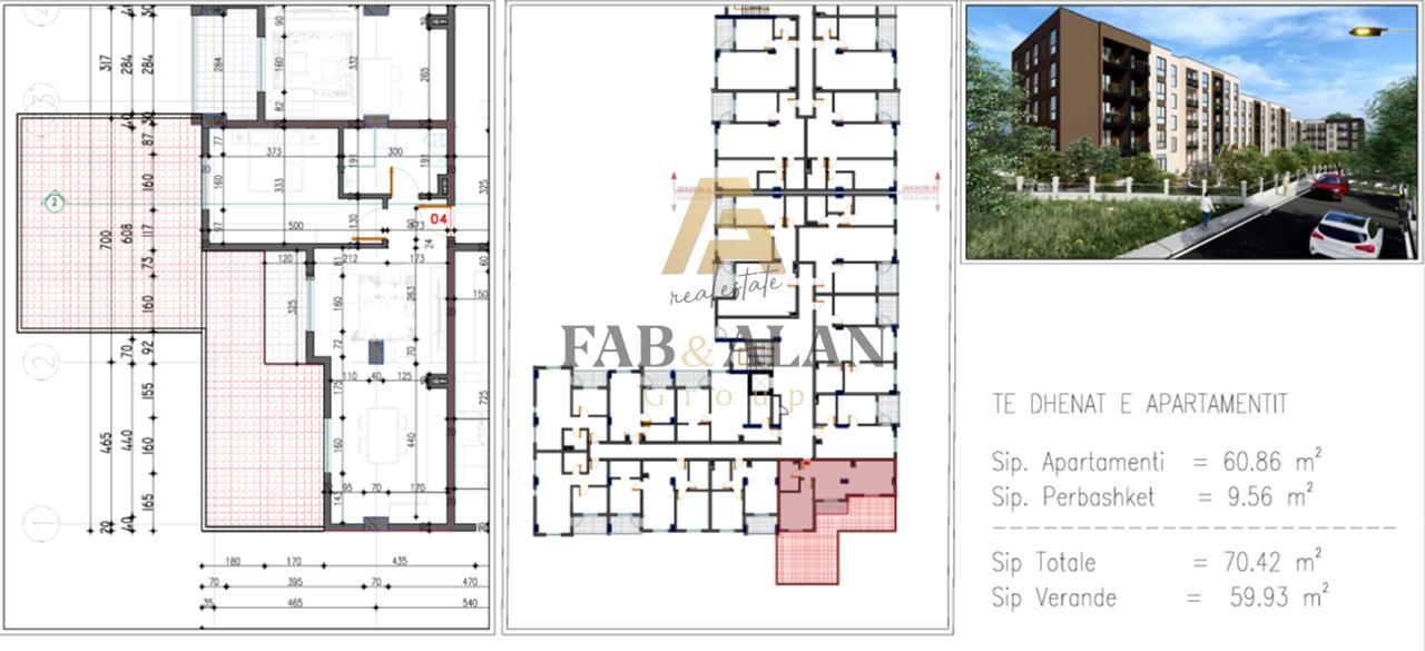 Apartament 1+1 Për Shitje në Lake Side Residence, Paskuqan, Tiranë - 112,933€ | 70 m²