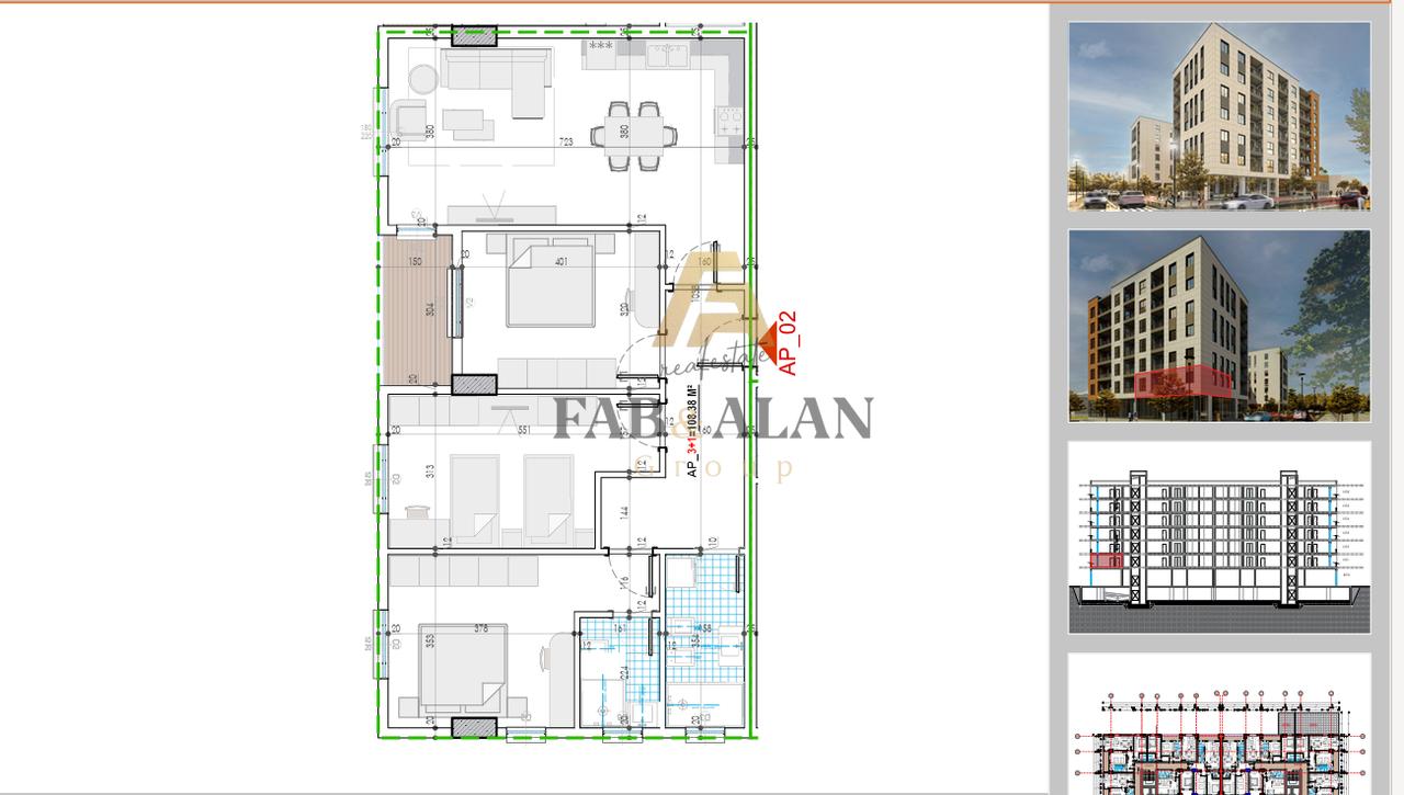 Apartament 3+2 Në Shitje në Instituti Bujqesor, Kamëz - 113634€ | 126 m²