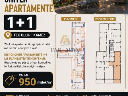 SHITEN APARTAMENTE 1+1